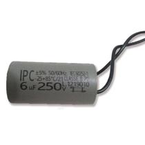 Capacitor P/ Ventilador 2 Fios 6uf 50/60hz 250v Ipc