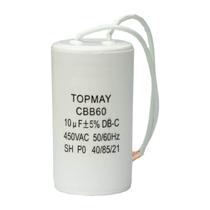 Capacitor Partida 10Uf - 440V Para Motor Portão Eletrônico