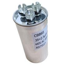 Capacitor Partida Duplo Ar-Condicionado CBB65 440V 35uf +2,5 Capacitor Partida Duplo Ar-Condicionado CBB65 440V 35uf +2,5