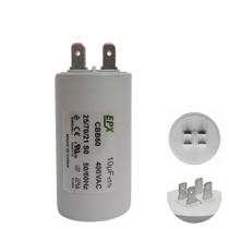 Capacitor Permanente 10uF 380/400Vac EPX com Terminal Duplo