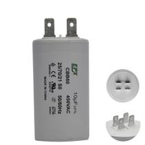 Capacitor Permanente 10uF 440/450Vac EPX com Terminal Duplo