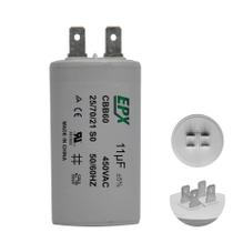 Capacitor Permanente 11uF 440/450Vac EPX com Terminal Duplo
