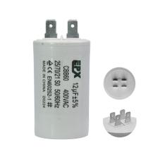 Capacitor Permanente 12uF 380/400Vac EPX com Terminal Duplo