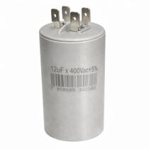 CAPACITOR PERMANENTE 12uF 400V METALIZADO C/ TERMINAL PARA MOTOR