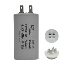 Capacitor Permanente 15uF 440/450Vac EPX com Terminal Duplo