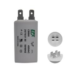 Capacitor Permanente 1uF 440/450Vac EPX com Terminal Duplo