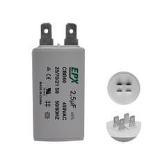 Capacitor Permanente 2,5uF 440/450Vac EPX com Terminal Duplo