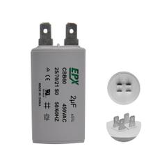 Capacitor Permanente 2uF 440/450Vac EPX com Terminal Duplo
