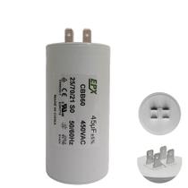Capacitor Permanente 45uF 440/450Vac EPX com Terminal Duplo