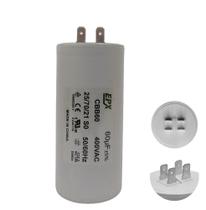 Capacitor Permanente 60uF 380/400Vac EPX com Terminal Duplo