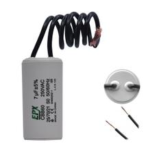 Capacitor Permanente 7uF 250Vac EPX com Fio