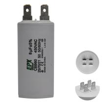 Capacitor Permanente 8uF 440/450Vac EPX com Terminal Duplo