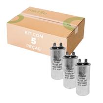 Capacitor permanente cbb65 15ufx 450v - 4 terminais