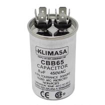 Capacitor Permanente Robusto CBB65 8uF 450V Klimasa Premium Capacitor Permanente Robusto CBB65 8uF 450V Klimasa Premium