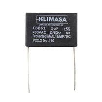 Capacitor Placa 2uf 450vac Cbb61 Quadrado - 11040004 Capacitor Placa 2uf 450vac Cbb61 Quadrado - 11040004