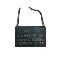 Capacitor polipropileno 1x450v - quadrado cbb61