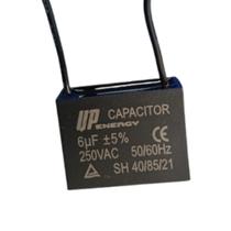 Capacitor Quadrado 2 Fios P/ Ventilador 6uf 250vac 50/60hz Voltagem:6uf 250vac