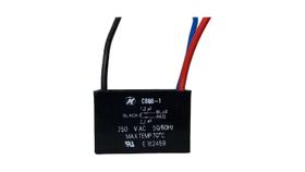 Capacitor Quadrado 3 Fios 1,3+2,7uf 250vac Para Ventilador