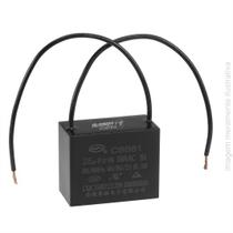 Capacitor quadrado do motor de máquina de costura 25uf 450v 50/60hz 5/100 cbb6