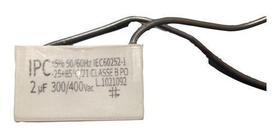 Capacitor Quadrado P/ Ventilador 2 Fios 2uf 50/60hz 300/400v