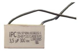 Capacitor Quadrado P/ Ventilador 2 Fios 3,5uf 50/60hz 300v