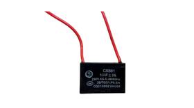 Capacitor Quadrado Para Ventilador 2 Fios 5uf 250vac Cbb61