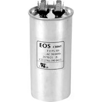 Capacitor Simples EOS 6 Mfd 380V com Terminal 40mm X 60mm Corpo Aluminio