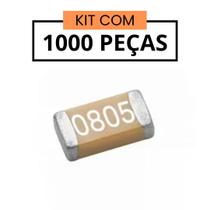 Capacitor Smd 100nf/50v X7r - 0805 - Kit 1000 Peças