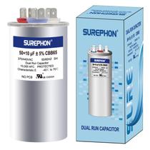 Capacitor SUREPHON 50+10uF 370V/440V CBB65B para motor AC Capacitor SUREPHON 50+10uF 370V/440V CBB65B para motor AC