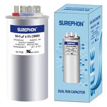 Capacitor SUREPHON 50+5uF 370V ou 440V CBB65B para motor AC Capacitor SUREPHON 50+5uF 370V ou 440V CBB65B para motor AC