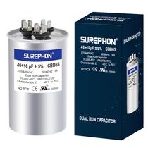 Capacitor SUREPHON CBB65 40+10uF 370V/440VAC com início de execução dupla