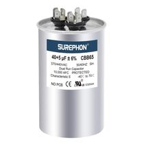 Capacitor SUREPHON CBB65 40+5uF 370V/440V 6% para unidade AC Capacitor SUREPHON CBB65 40+5uF 370V/440V 6% para unidade AC