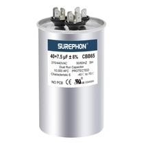 Capacitor SUREPHON CBB65 40+7,5uF 6% 370V/440V de dupla execução Capacitor SUREPHON CBB65 40+7,5uF 6% 370V/440V de dupla execução