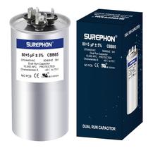 Capacitor SUREPHON CBB65 80+5uF 5% 370V/440VAC de dupla execução