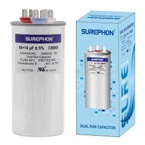 Capacitor SUREPHON CBB65B 60+10uF 370V/440V para unidade AC
