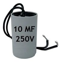 Capacitor Ventilador Com fio 10uF 250vac Capacitor Ventilador Com fio 10uF 250vac