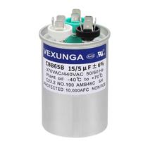 Capacitor VEXUNGA CBB65 15+5uF 370/440V para partida de motor A/C Capacitor VEXUNGA CBB65 15+5uF 370/440V para partida de motor A/C