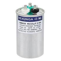 Capacitor VEXUNGA CBB65 40+15uF 370VAC ou 440VAC Dual Run