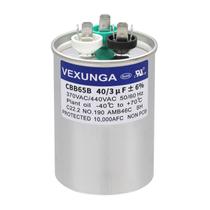 Capacitor VEXUNGA CBB65 40+3uF 370VAC ou 440VAC Dual Run