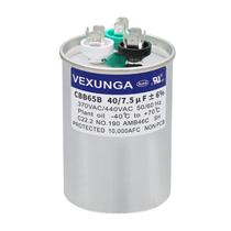 Capacitor VEXUNGA CBB65 40+7,5uF 370V/440V para motor de ar condicionado