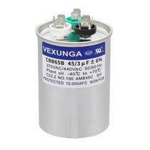 Capacitor VEXUNGA CBB65 45+3uF 370VAC ou 440VAC para unidade de ar condicionado