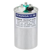 Capacitor VEXUNGA CBB65 55+15uF 370VAC ou 440VAC para A/C