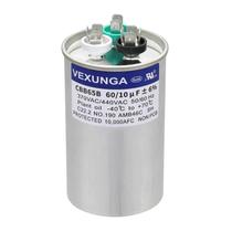 Capacitor VEXUNGA CBB65 60+10uF 370/440VAC para unidade de ar condicionado
