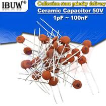 Capacitores Cerâmicos 50V (100 peças) - Vários Valores (1pF a 100nF) Capacitores Cerâmicos 50V (100 peças) - Vários Valores (1pF a 100nF)