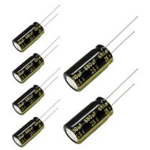 Capacitores Panasonic Série FM 25 V 680 µF Baixo ESR 6 un. Capacitores Panasonic Série FM 25 V 680 µF Baixo ESR 6 un.