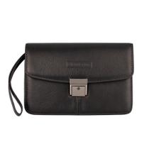 Capanga grande de couro preta Masculino