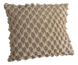 Capas Almofada De Corda 40x40 Decoração Com Zíper Invisível