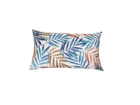 Capas Almofada Retangular 30 x50 Tecido Veludo Estampa Folhas Cor Cobre