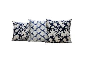 Capas Almofadas 40 x 40 Estampa Floral Conjunto 3 Peças - Nallu Decor Capas Almofadas 40 x 40 Estampa Floral Conjunto 3 Peças - Nallu Decor
