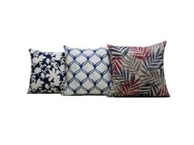 Capas Almofadas 40 x 40 Estampadas Conjunto 3 Peças